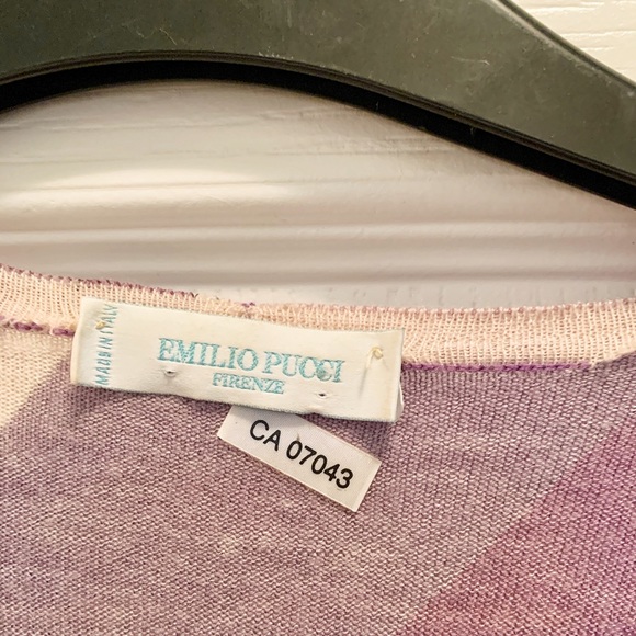 Emilio Pucci Cashmere Wrap Sweater - Picture 5 of 12